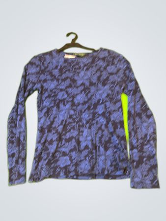 Ralph Lauren Printed Long-Sleeve Blouse