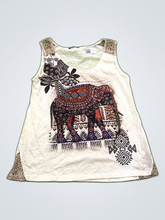 Breal Elephant Graphic Tank Top