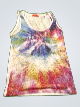 Tisfaia Graphic Tie-Dye Tank Top