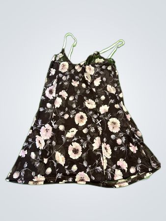 H&M Black Floral Slip Dress