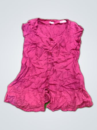Axlome Women's Ruffle Blouse Pink