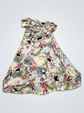 Tropical Print Dress