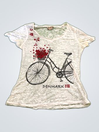 Denmark Bicycle Graphic T-Shirt