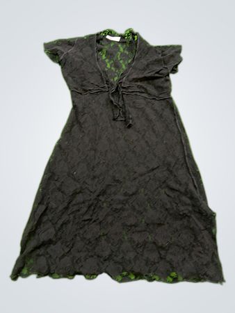 Black Lace Mini Dress