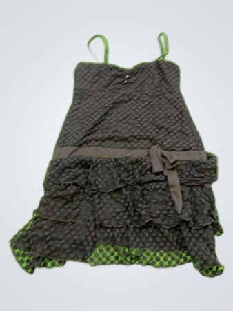 Cache Black Ruffled Mini Dress