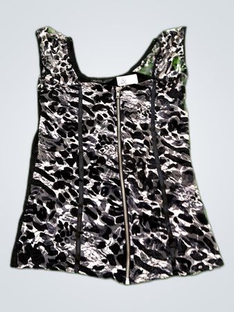 Vivo Leopard Print Bustier Top