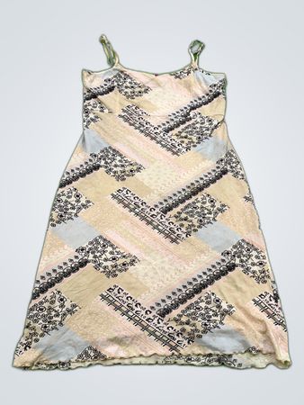 QS Patterned Strap Dress