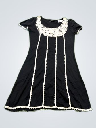 Selected Black Lace Mini Dress