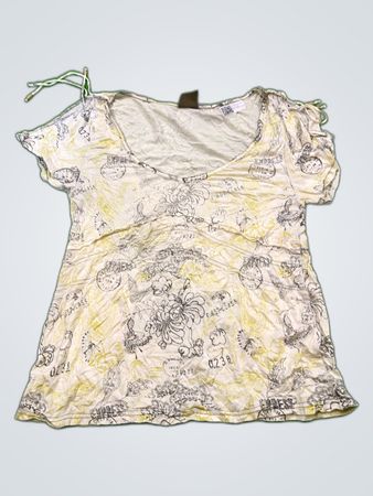 Blouse with Floral Pattern