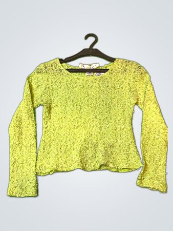Enfant Terrible Green Sequined Knit Sweater