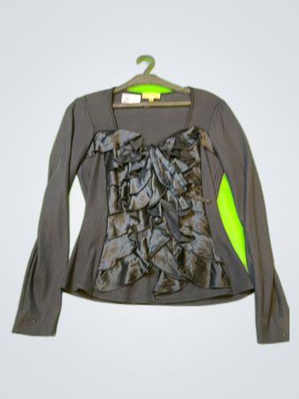 Blanc Nature Gray Long-Sleeve Top