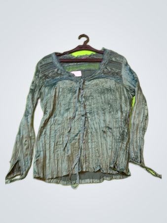 Nexus Lace Detail Pleated Blouse