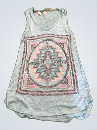 Gray Sleeveless Top
