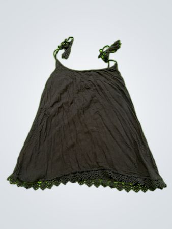 School Rag Black Lace Trim Camisole Top