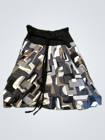 Oasis Geometric Print Mini Skirt