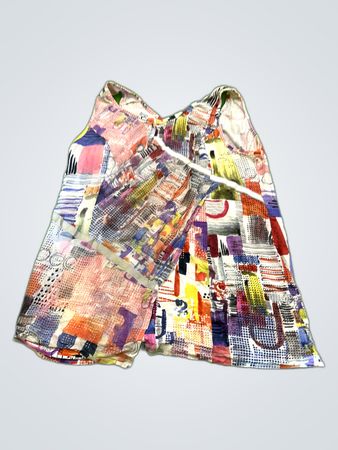 Multicolored Patchwork Top