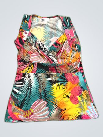 Tropical Print Dress