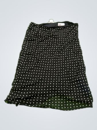 Etam Black Polka Dot Mini Skirt