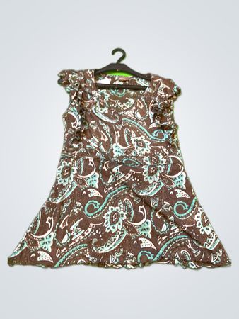 Unbranded Printed Ruffle Blouse