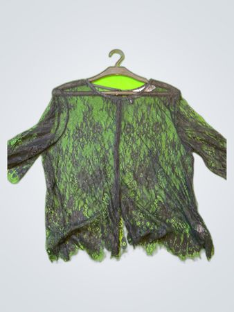 H&M Divided Sheer Lace Blouse