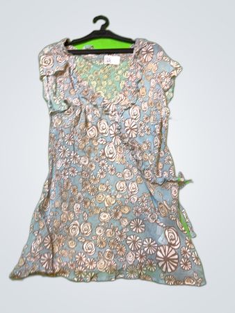 Collection Printed Ruffle Blouse