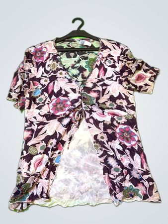 Floral Kimono-Style Top