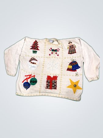 Victoria Woman Christmas Knit Sweater
