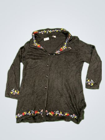 Diesel Embroidered Knit Cardigan