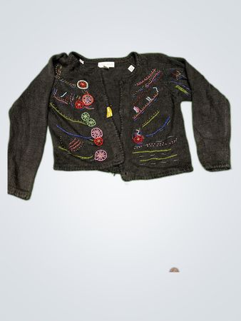 Victoria Harbour Embroidered Knit Sweater
