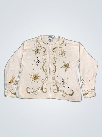 Embellished White Jacket