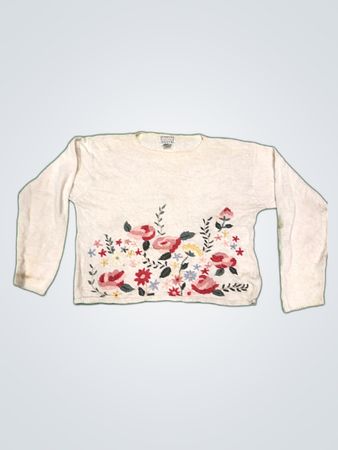 Cotton Collectables Floral Sweater