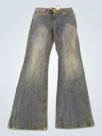 John F. Gee Flared Denim Jeans