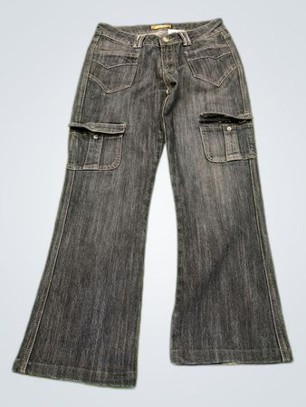 X&F Flare Cargo Jeans