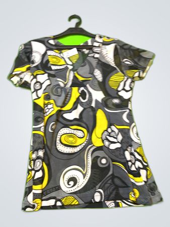 Essentials Abstract Printed Mini Dress