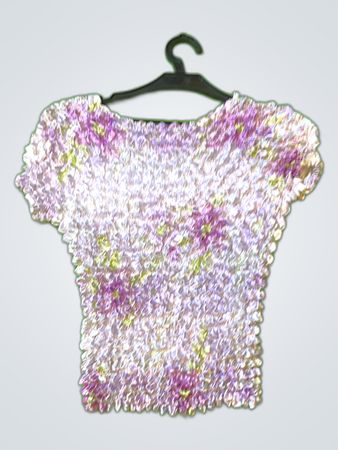 Ruffle Knit Blouse