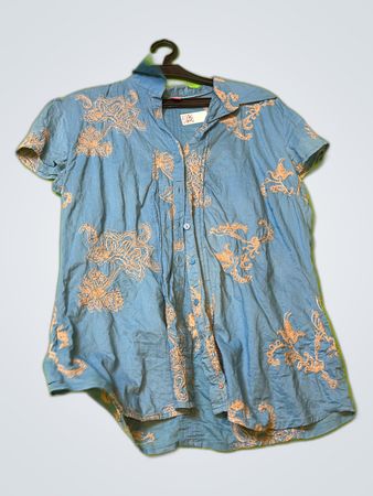 s. Oliver Blue Floral Blouse