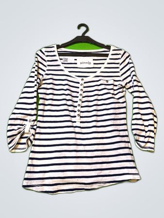 Pimkie Striped Long-Sleeve Blouse
