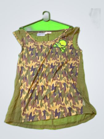 Camo Sleeveless Top