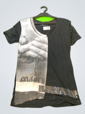Religion Printed T-Shirt Black
