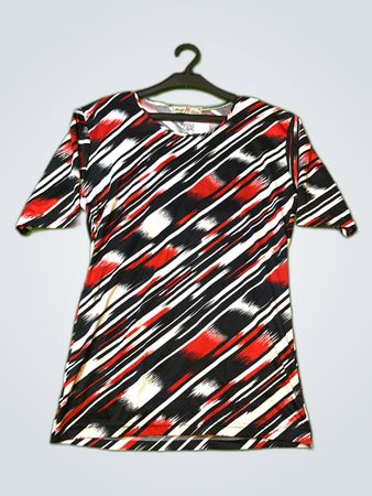 Italy Rosa Striped Short Sleeve Shirt