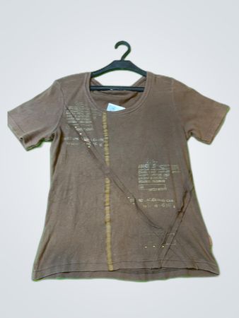 Angel's Printed Brown T-Shirt