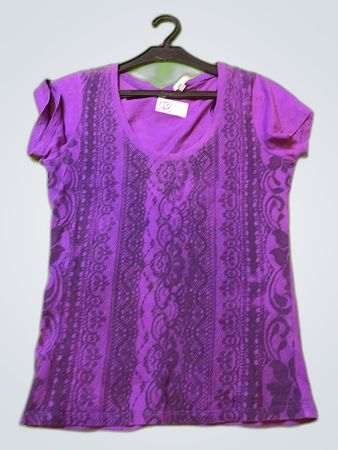 Etam Purple Printed Blouse