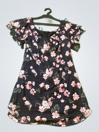 Floral Off-Shoulder Mini Dress