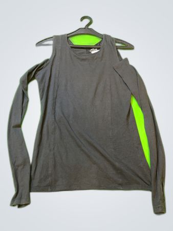 Hollister Long Sleeve Cold Shoulder Top
