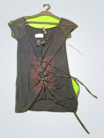 ASOS Lace-Up Blouse