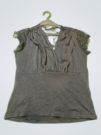 Orsay Black Lace Sleeve Blouse