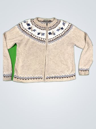 Croft & Barrow Zip-Up Cardigan Sweater