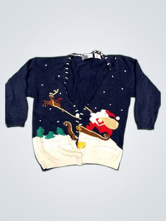 Norton McNaughton Christmas Cardigan Sweater