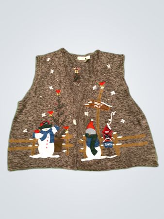 Fable Knitted Christmas Vest