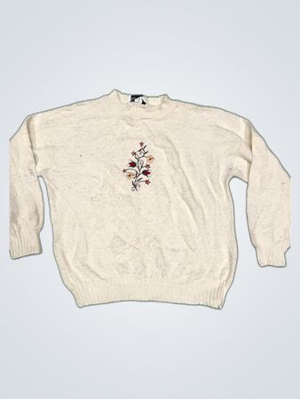 Carly Blake Embroidered Knit Sweater
